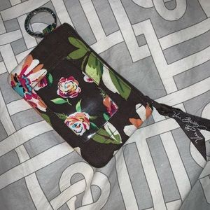 Vera Bradley Wallet Keychain- English Rose